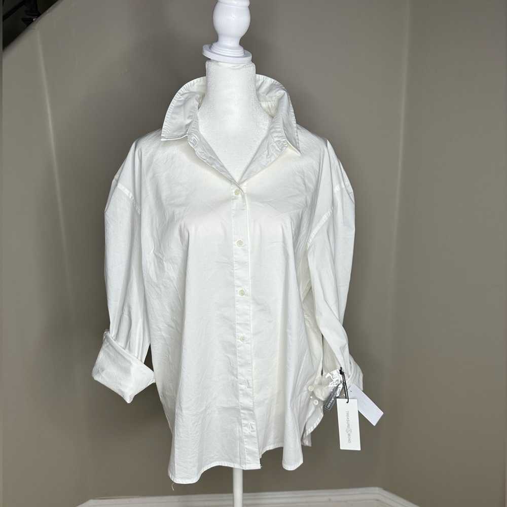 🤍NWT-Treasure & Bond- Classic woman’s Blouse🤍
